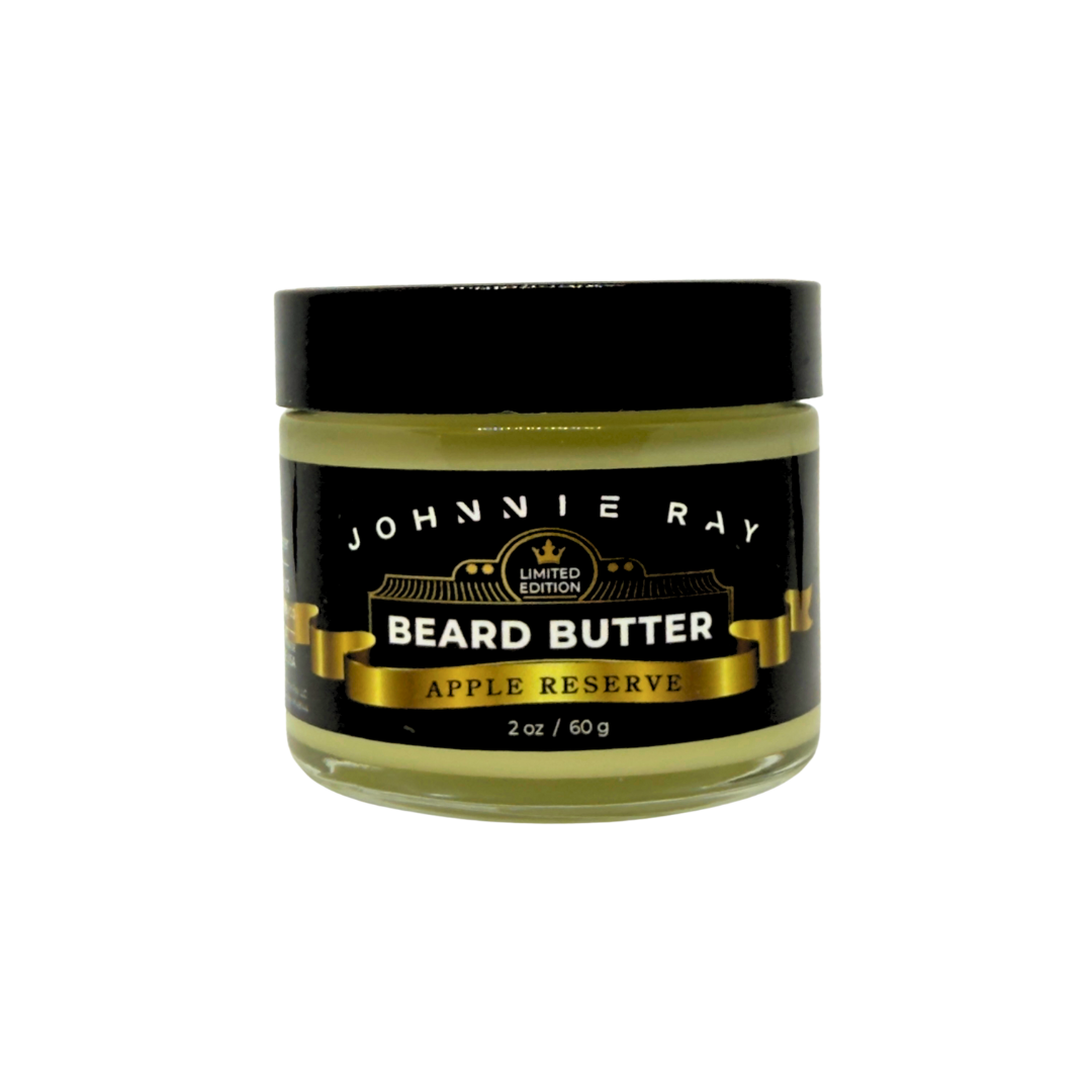 Jar of Johnnie Ray Apple Reserve Beard Butter