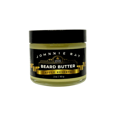 Jar of Johnnie Ray Apple Reserve Beard Butter