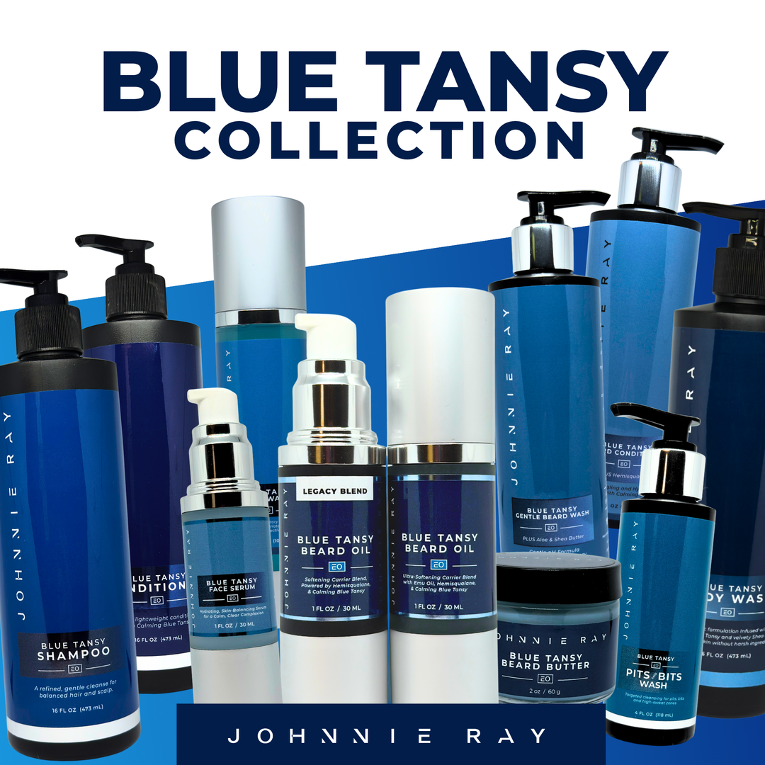 Blue Tansy Beard Oil | Essential Oil + Emu Oil | Johnnie Ray