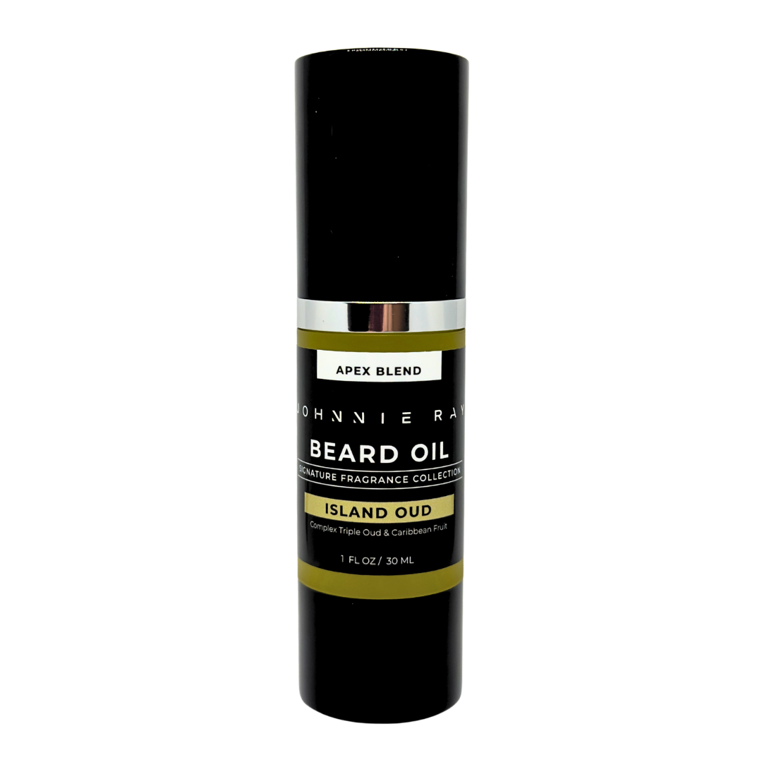 Island Oud Beard Oil | High Quality, Silicone-Free Beard Care | Johnnie Ray