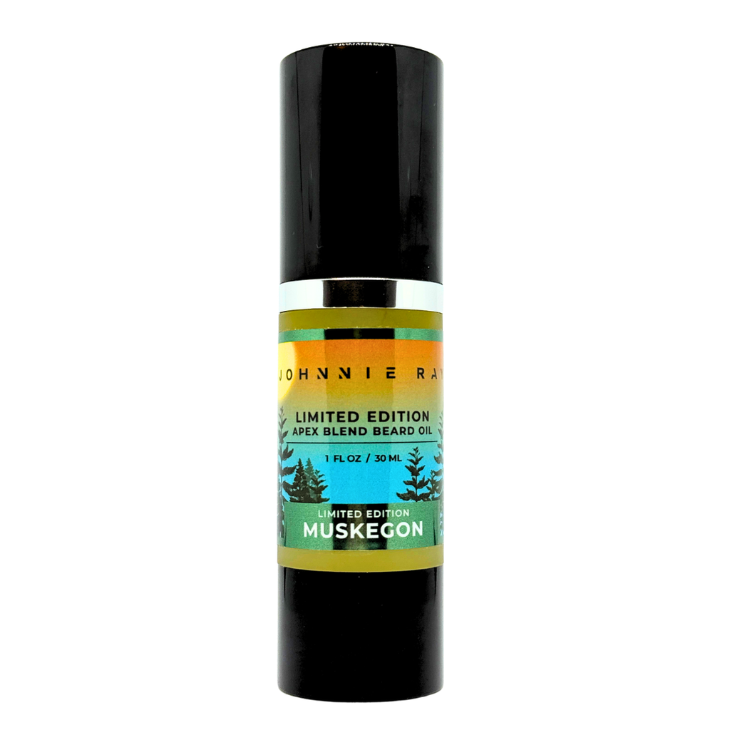 Muskegon Beard Oil | Citrus, Woods & Oud Scent | Johnnie Ray™