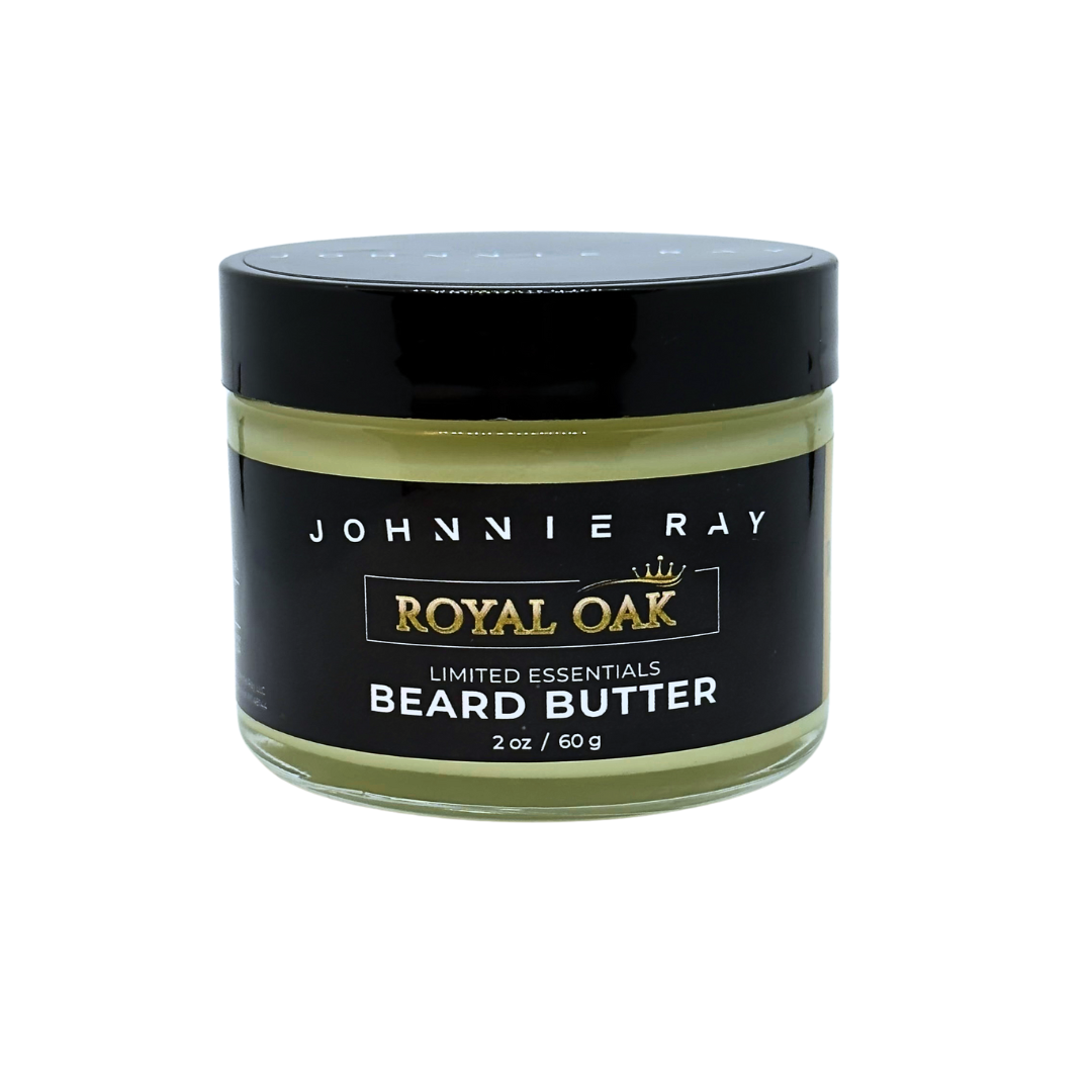 Johnnie Ray Royal Oak beard butter jar on a white background