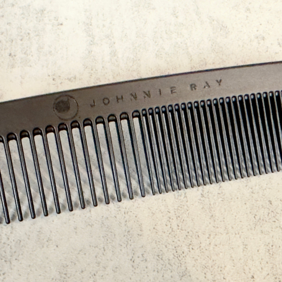 Chicago Comb Model 6 | Carbon Fiber Beard Comb | Johnnie Ray