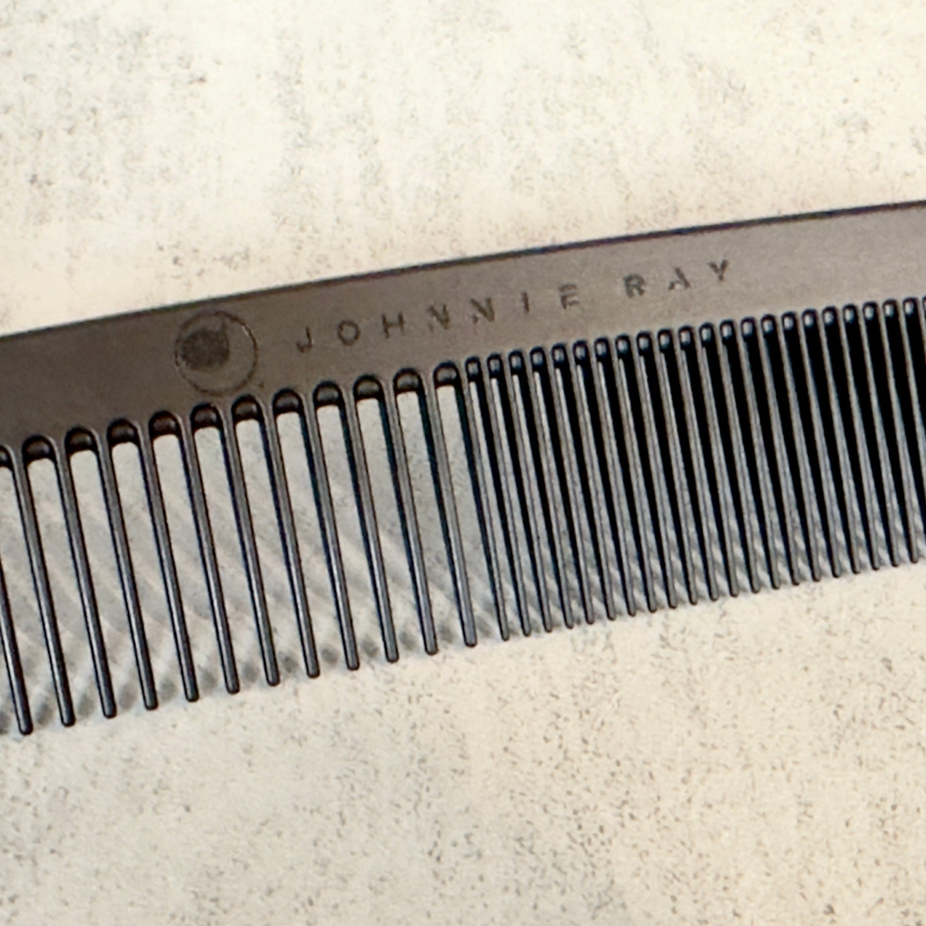 Chicago Comb Model 6 | Carbon Fiber Beard Comb | Johnnie Ray
